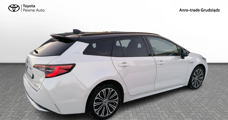 Toyota Corolla cena 105900 przebieg: 106365, rok produkcji 2019 z Grudziądz małe 172